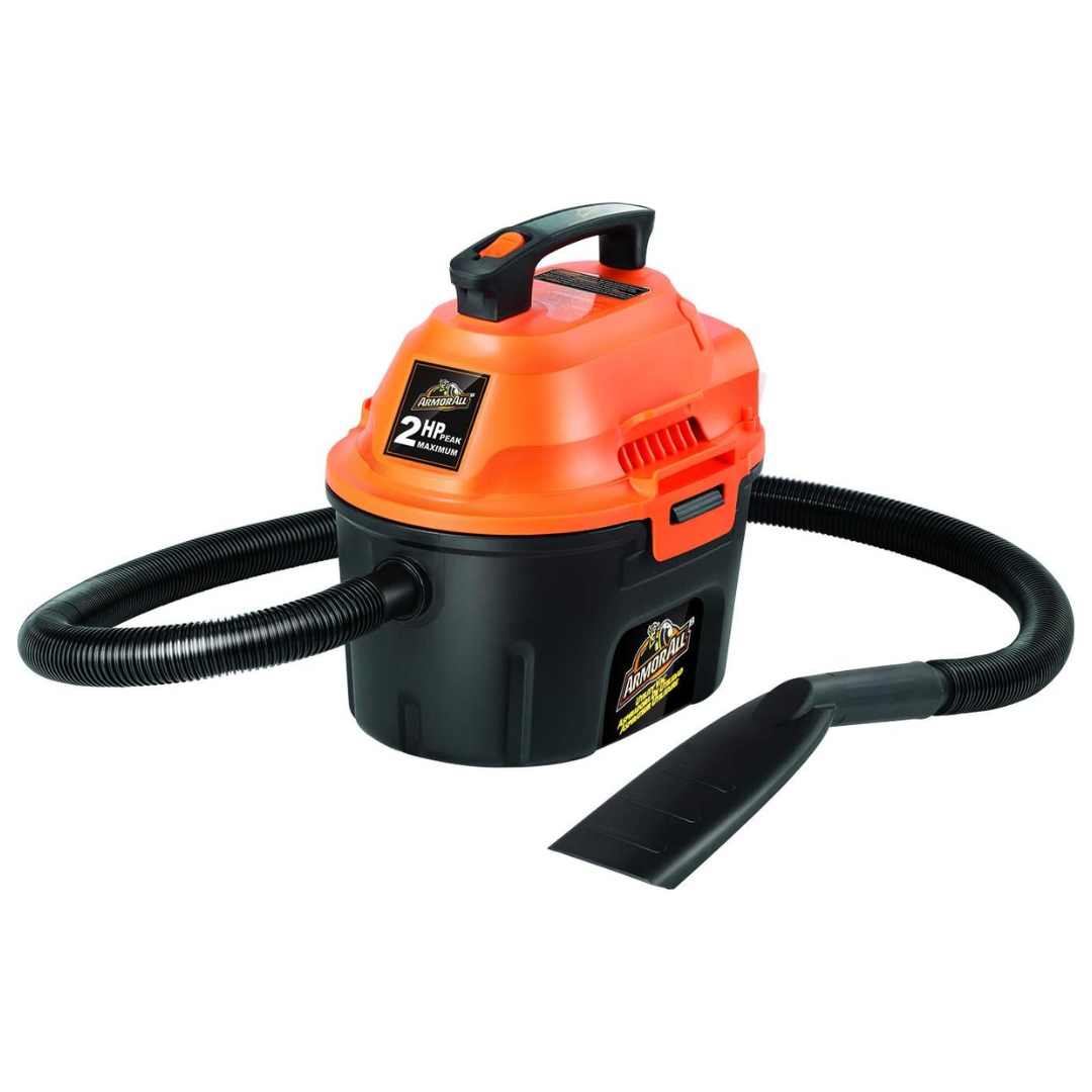 Armor All AA255 2.5 Gallon 2 Peak HP Wet/Dry Utility Shop Vacuum