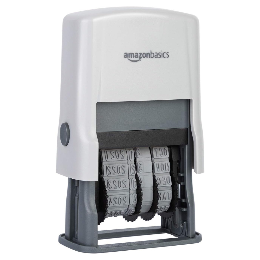 Amazon Basics Self-Inking Date Stamp