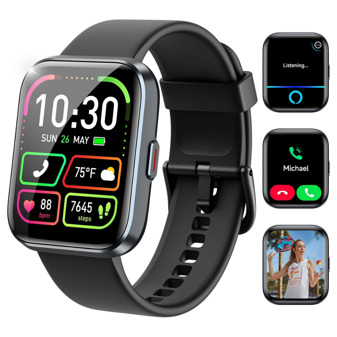 Waterproof 1.83" Fitness Tracker Smart Watch