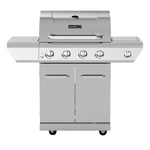 Nexgrill 4-Burner Propane Gas Grill With Side Burner
