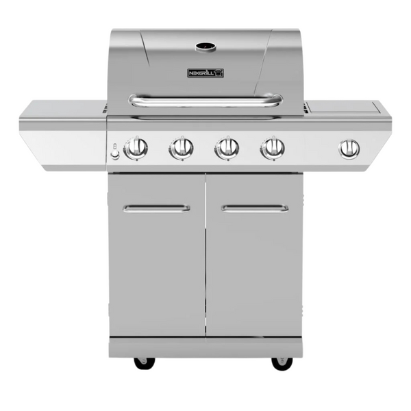 Nexgrill 4-Burner Propane Gas Grill With Side Burner