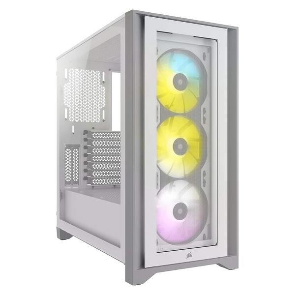 CORSAIR iCUE 4000X RGB Tempered Glass Mid-Tower ATX PC Case