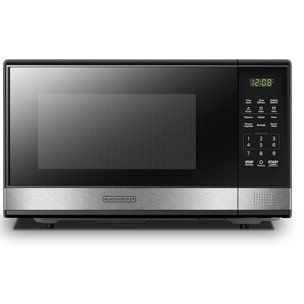 Black & Decker 1000W 1.1cu.Ft Digital Microwave Oven (EM031MB11)