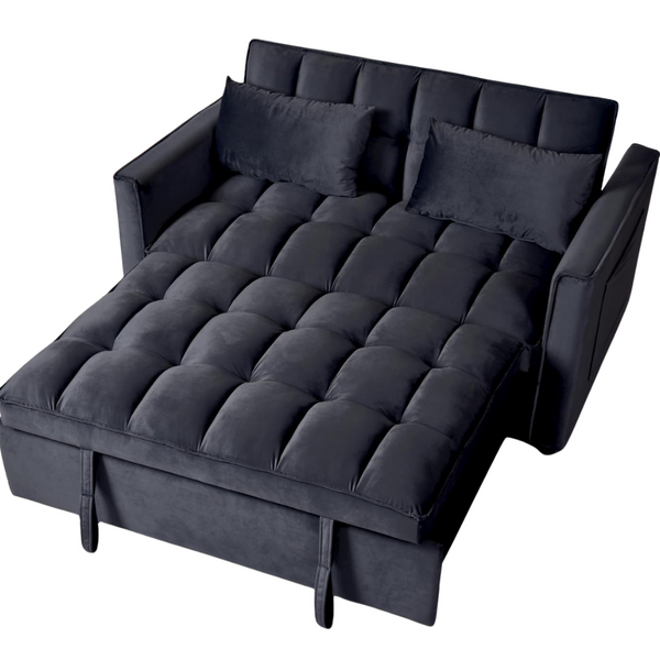 3-In-1 Convertible Sofa Bed With Adjustable Backrest