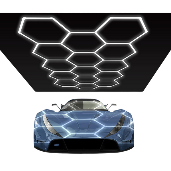 LZHOME 144W 15900LM LED Hexagon Garage Lights
