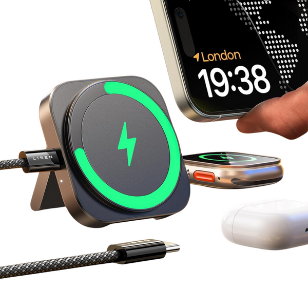 LISEN Magsafe Magnetic Charger Stand (Black)