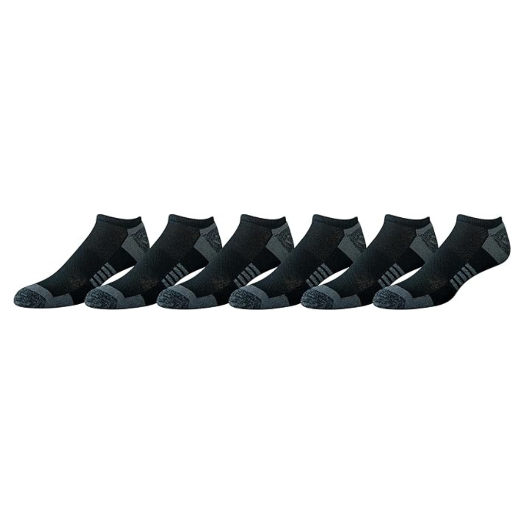 6-Pair Amazon Essentials Men's Cotton No-Show Sports Socks