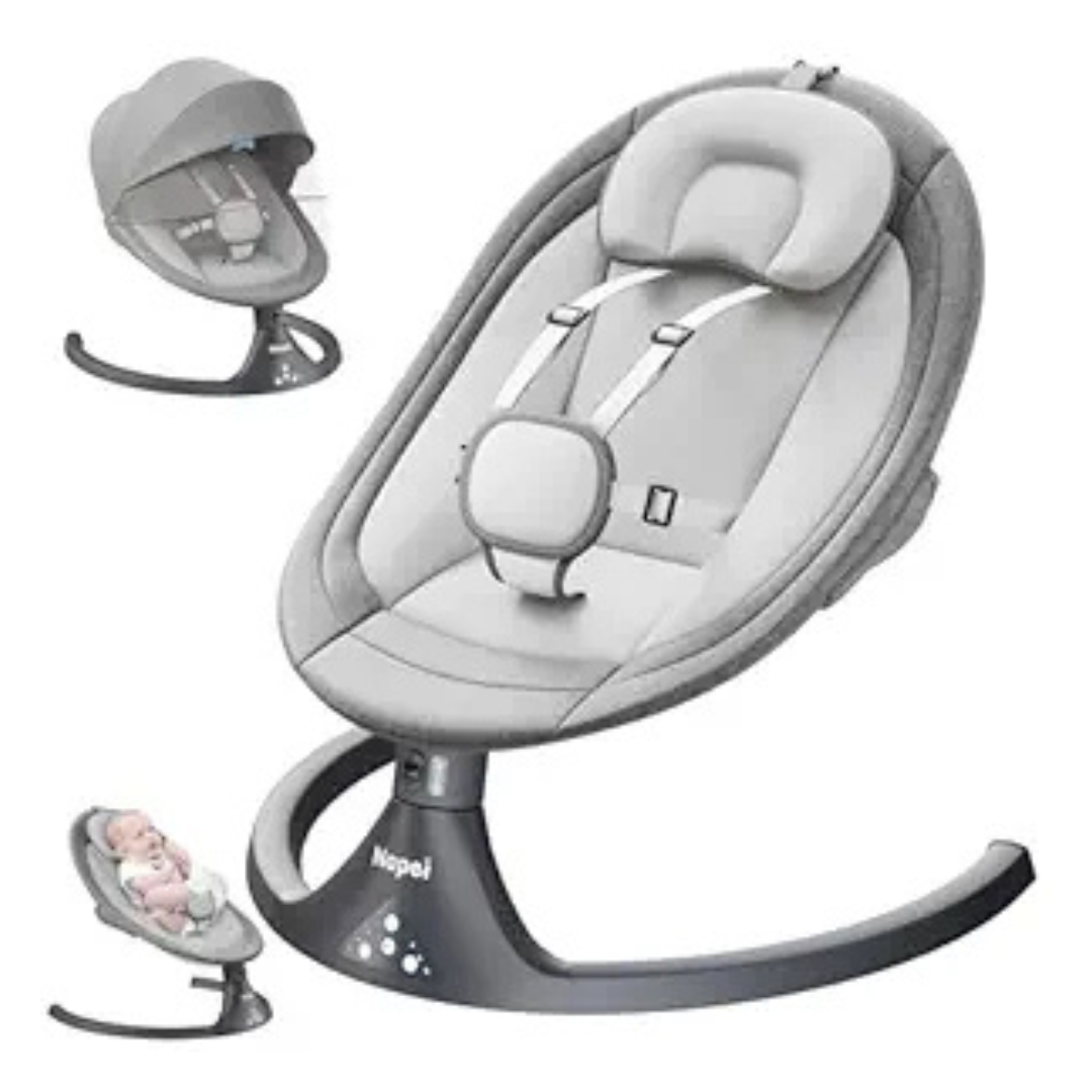 Electric Baby Swing For Infants To Toddlers W/Bluetooth & Remote