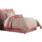 4-Piece Waverly Hampton Estate Queen Comforter Set (Rouge)
