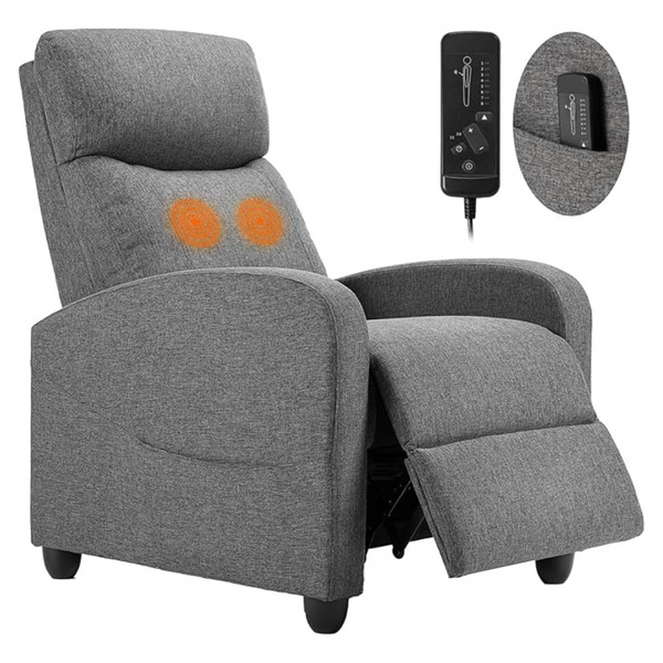 Sweetcrispy Adjustable Massage Recliner Chair