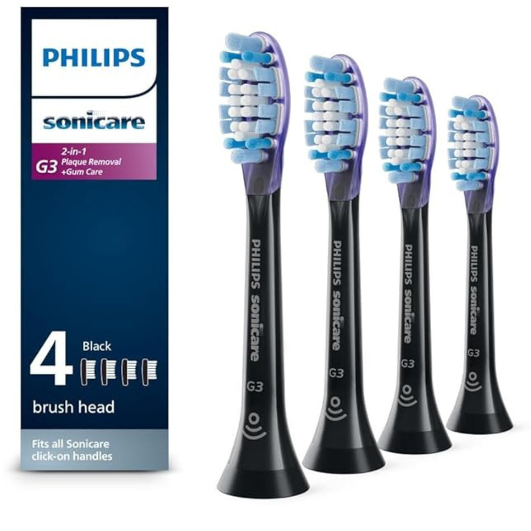 4-Pack Philips Sonicare Genuine G3 Premium Gum Care Replacement Toothbrush Heads
