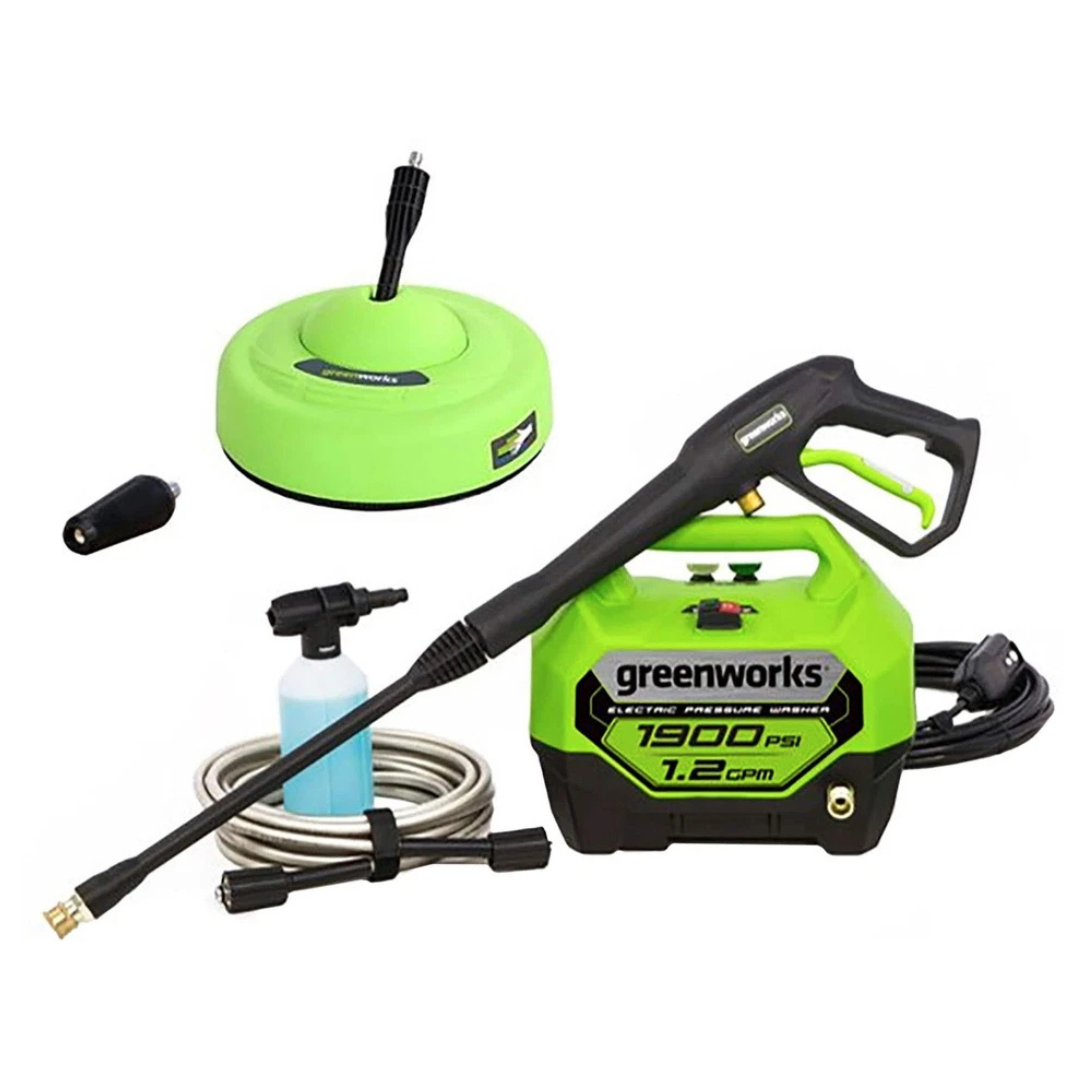 Greenworks 1900 PSI 1.2 GPM Electric Pressure Washer Kit