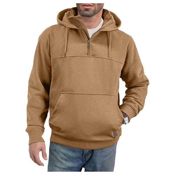 Men's Quarter-Zip Loose Fit Ultra Soft Cotton Sweatshirts