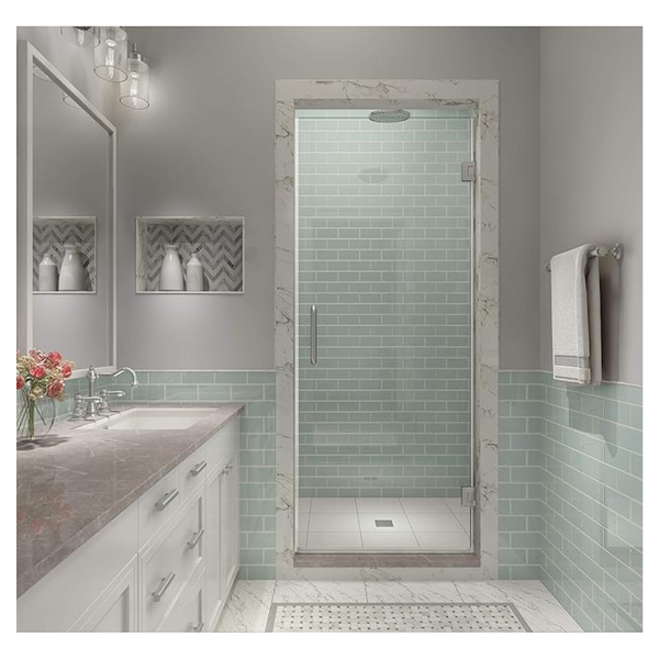 Aston Stainless Steel Kinkade XL Shower Door