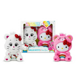 2-Pack Hello Kitty Loves Cheer Bear 10" Collectible Care Bears Plush Set