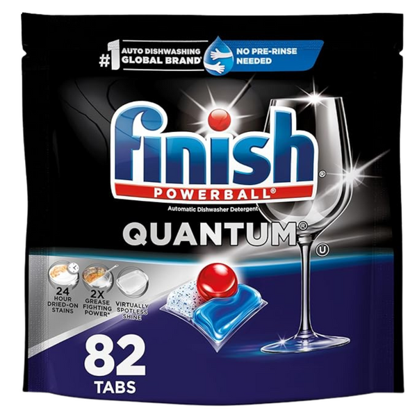 82-Count Finish Powerball Quantum Dishwasher Detergent Liquid Pods