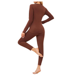 Women's Base Layer Set Top Bottom Thermal Dress