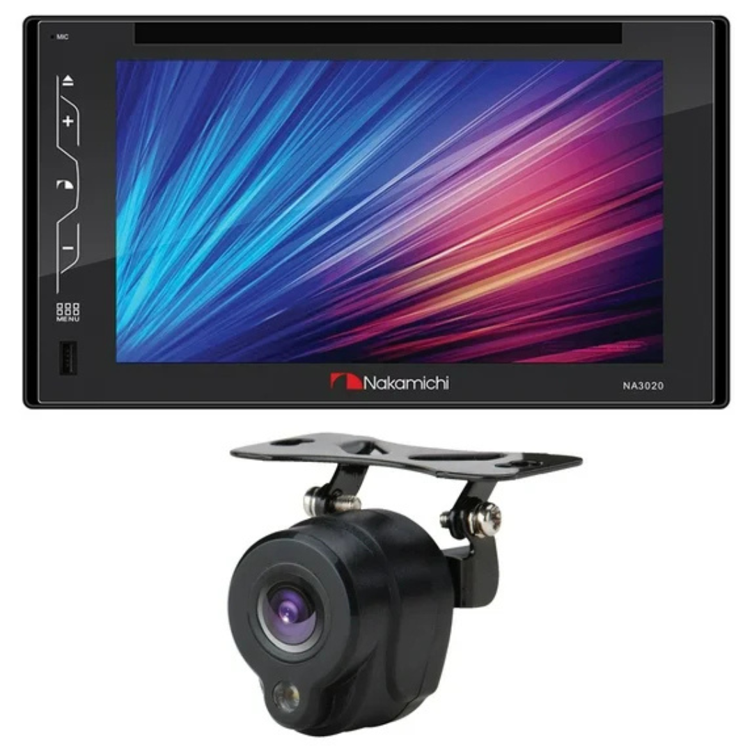Nakamichi 2-DIN 6.2" Screen With DVD Player + Backup Camera