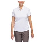 adidas Women's Solid Performance Short Sleeve Polo Shirt
