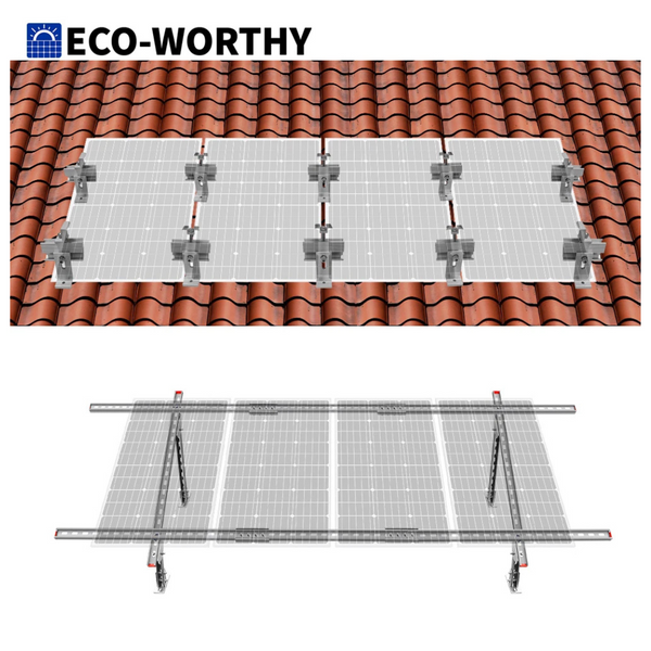 Eco-Worthy Solar Panel Roof Mount Bracket Kit