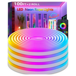 100ft Music Sync Neon Flexible LED Rope Lights