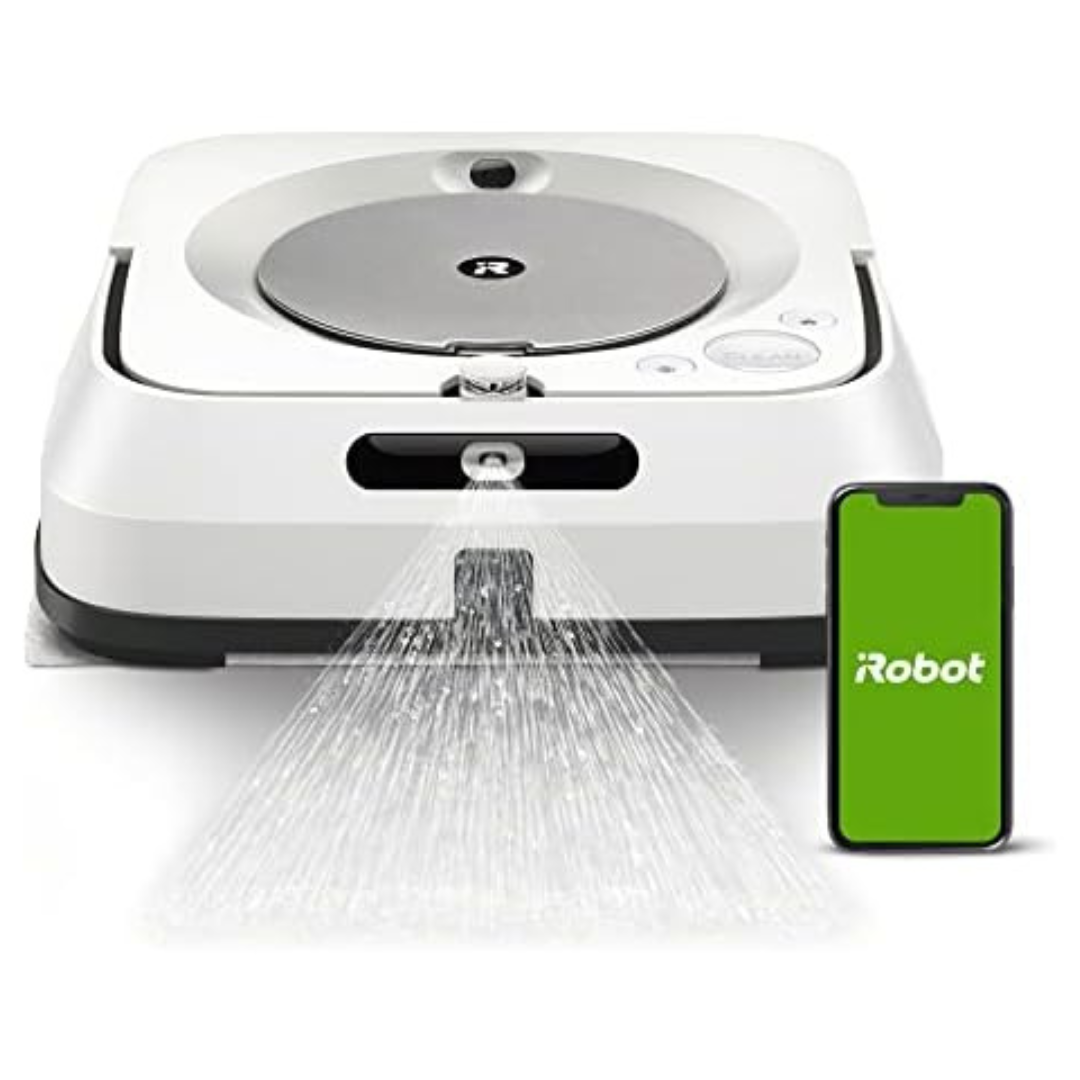 iRobot Braava Jet m6 WiFi Connected Robot Mop (White)