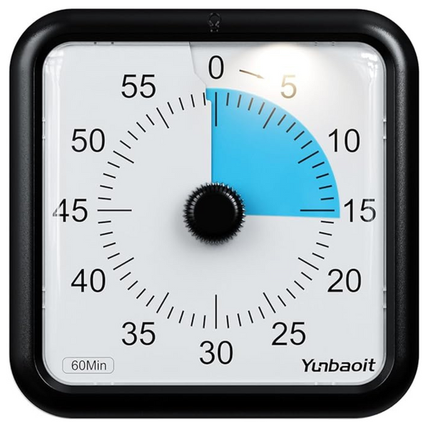 Yunbaoit 16cm Oversize Countdown Visual Timer