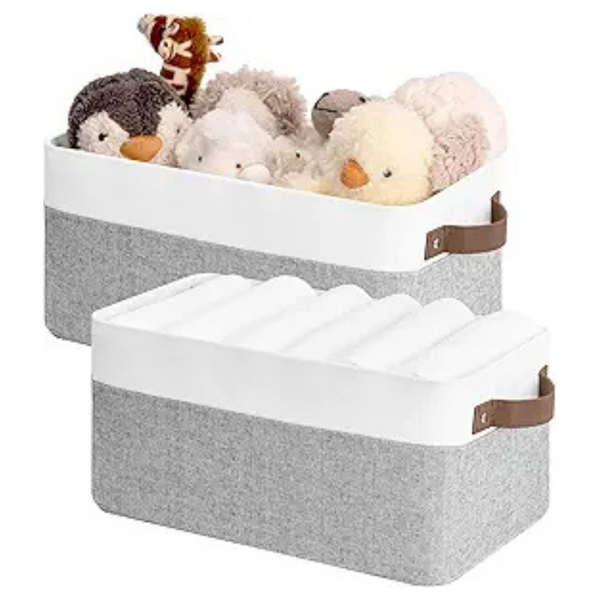 2-Pack StorageWorks Narrow Storage Bins
