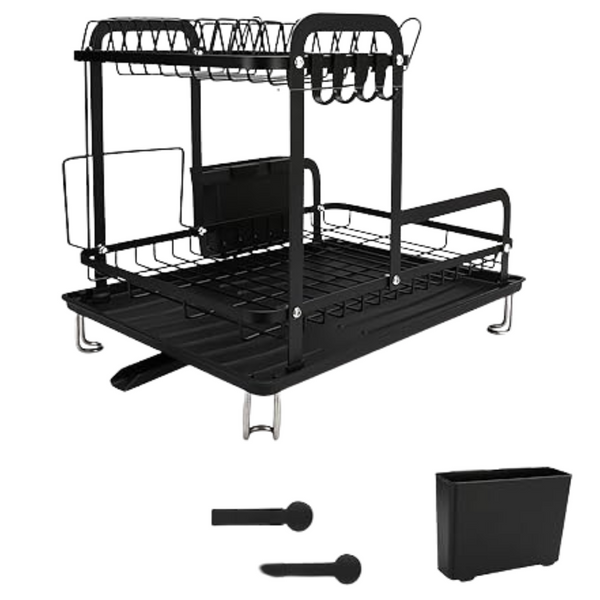 2-Tier Over The Sink Dish Drying Rack