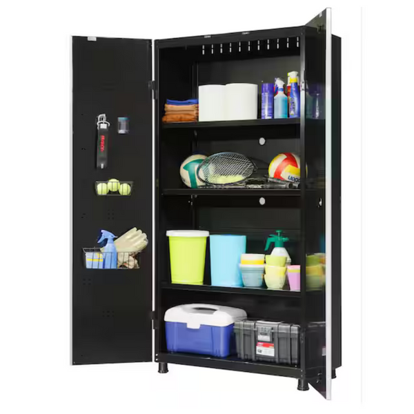 Husky 72" H x 36" W x 18" D Inch Steel Tall Garage Cabinet