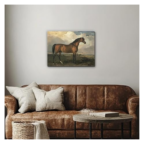 12" x 16" Artistry Canvas Wrapped Horse Wall Art