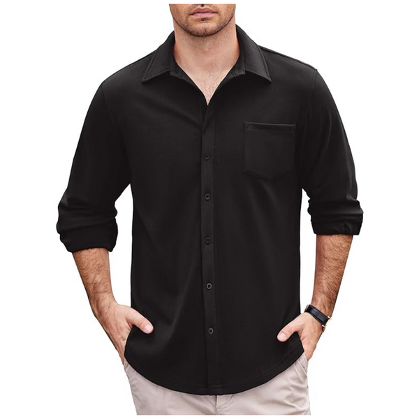 Coofandy Men's Long Sleeve Button Down Spring Fall Shirt