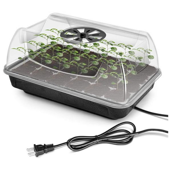 iPower Seed Starter Germination Kit With Heat Mat & Humidity Dome
