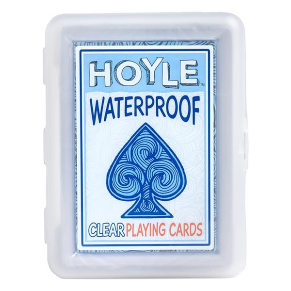 Hoyle Waterproof Clear Playing Cards