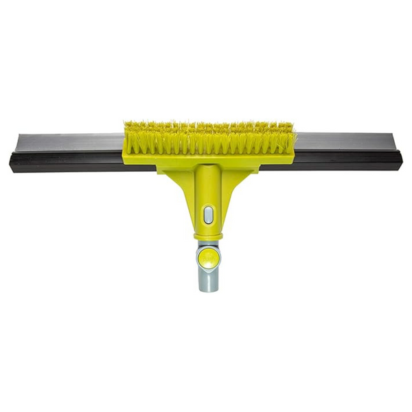 18 Floor Squeegee With Floor Scrubbing Brush