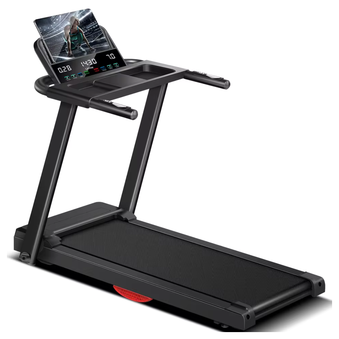 3.0HP Foldable Home Treadmill With HR Monitor And 300LB Capacity