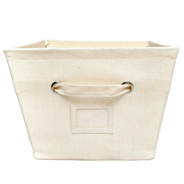 2-Piece Real Home Innovations Canvas Rectangular Storage Bins