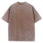 Men's Oversized Heavyweight Cotton Crew Neck T-Shirt (Various Colors)