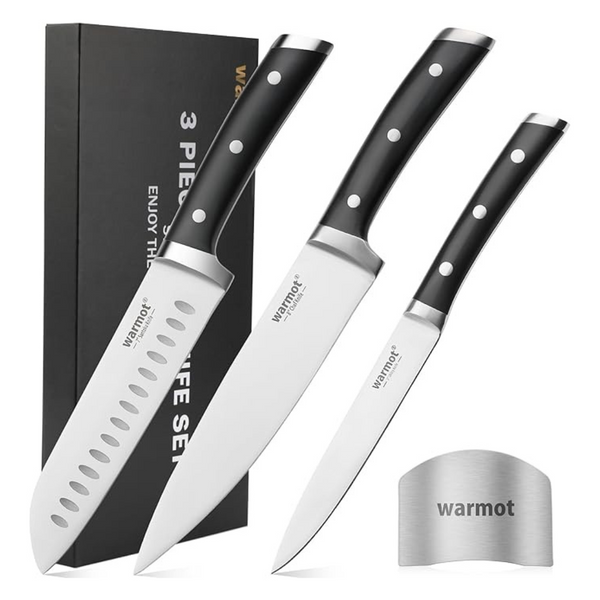 3-Piece Professional Kitchen Chefs Knife Set