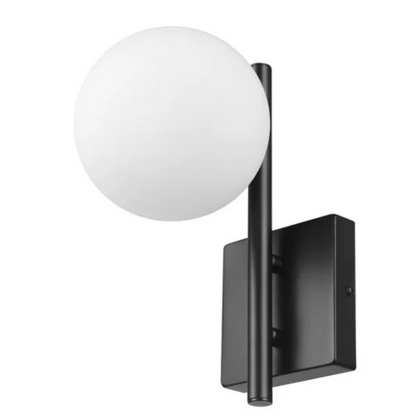 Better Homes & Gardens 1-Light Matte Black Wall Sconce