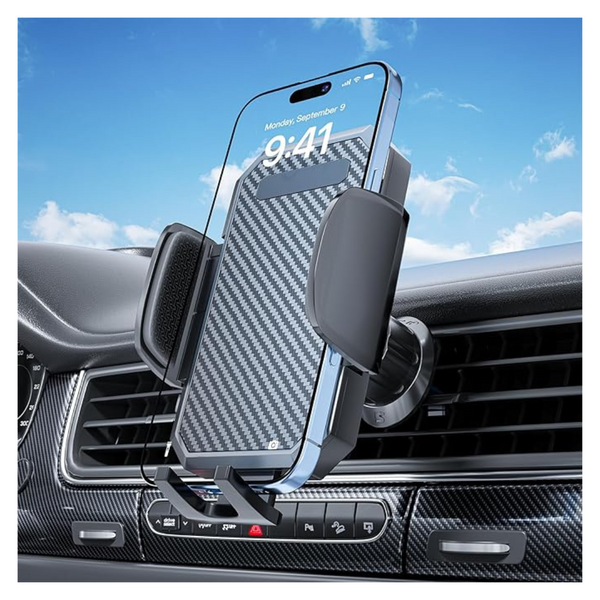 Air Vent Car Phone Holder With Metal Hook