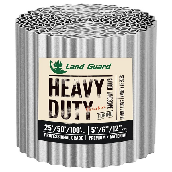 Land Guard 6" x 50-Ft Heavy Duty Corrugated Garden Edging Border