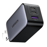 65W Ugreen Nexode GaN 3-Port USB-C & USB-A Foldable Charger