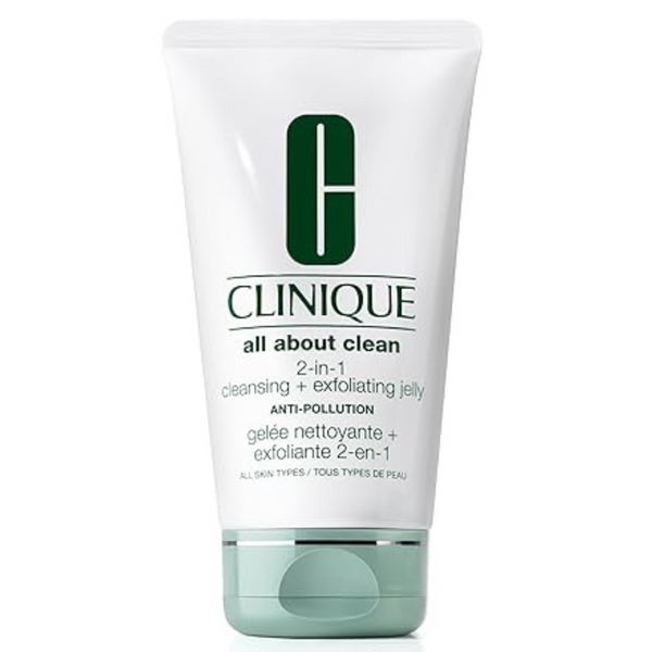 5 Fl Oz Clinique 2-in-1 Cleansing + Exfoliating Jelly Cleanser