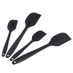 4-Piece Amazon Basics Non-Stick Heat Resistant Silicone Spatula Set