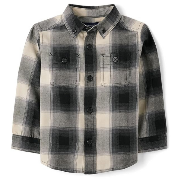 The Children's Place Toddler Long Sleeve Button Down Shirt