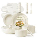 Carote 17-Pieces Granite Nonstick Cookware Sets
