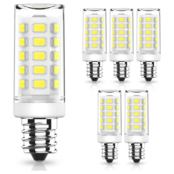 6-Pack Aegislogic Non Dimmable E12 Led Candelabra Bulbs