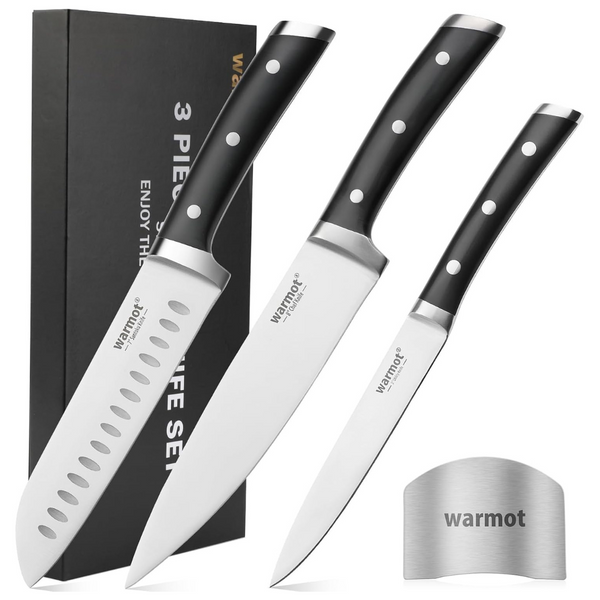 3-Piece Professional Kitchen Chefs Knife Set