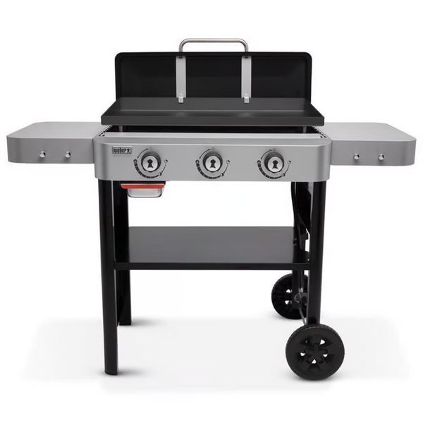 Weber 3-Burner 28 Liquid Propane Flat Top Outdoor Gas Griddle
